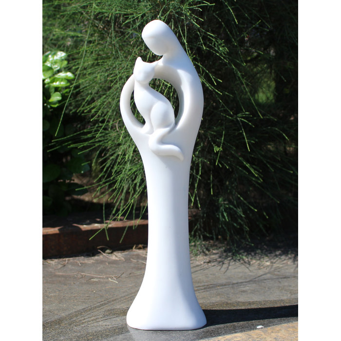 Ebern Designs Ricciardi Faithful Cat Statue & Reviews Wayfair.co.uk